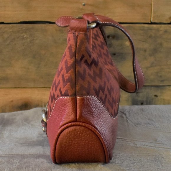 Vintage Red Wilsons Leather Handbag - Picture 13 of 16